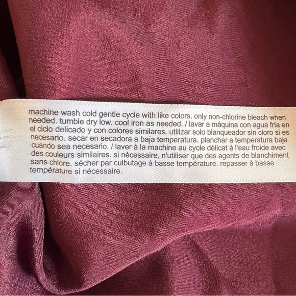 ELOQUII Elements Midi Shirtdress Ruffles Purple Floral Sheer Chiffon Size 22 - Picture 12 of 14